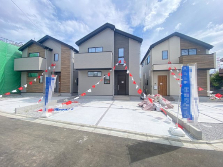 祝：成約済み　八王子市　石川町　新築戸建て　１期の外観|～仲介手数料無料☆八王子ひなた不動産～八王子市町石川町　新築戸建て
