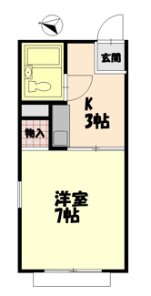 【間取り】 | キャッスルハイツ