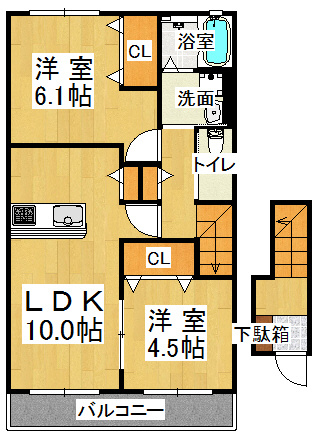 サンスーシーの間取り