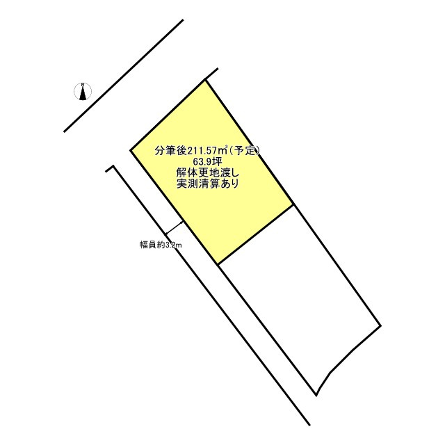 西条市三津屋183-1　土地の土地図