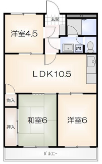 【間取り】 | 東洋ハイツ