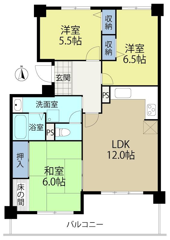 コム古川橋の間取り|間取り図はいかがですか？ご希望を叶える間取りですか？リビングの広さは？水回りの位置は？カウンターキッチン？など色々な情報が集約されています。弊社ではリフォームなどのご相談も承っております。