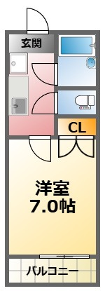 カサフィオーレの間取り