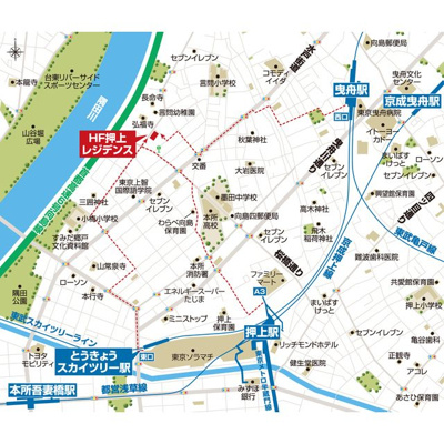 【地図】 | ＨＦ押上レジデンス
