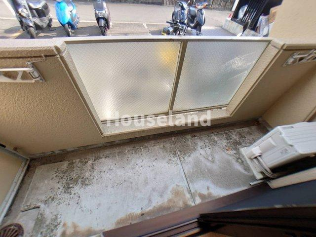 ヴィラ栄谷のバルコニー