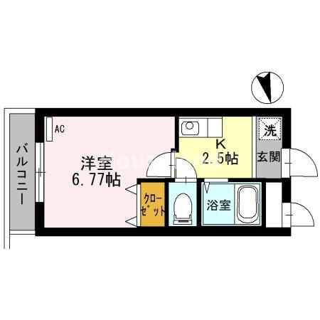 ヴィラ栄谷の間取り