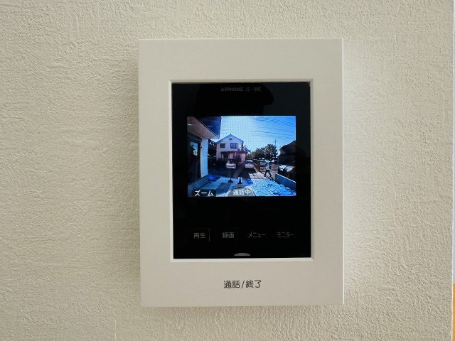 八王子市　富士見町　新築一戸建て　４期のセキュリティ|～TVモニター付インターホン　訪問者の確認に便利です～