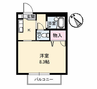 【間取り】 | CASA安宅A