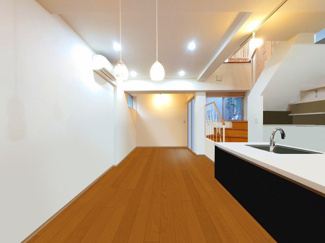 【居間・リビング】 | ローブ | リビング（CGで家具消加工をした写真になります）