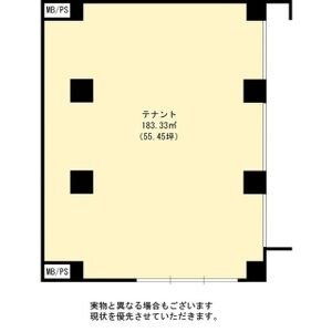 【間取り】 | SAKURA Hills八尾1階テナント