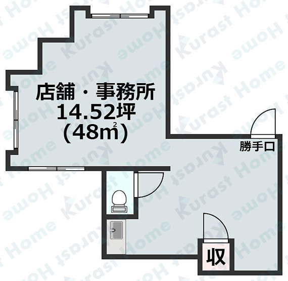 【間取り】 | クライムハウス路面テナント