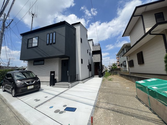 横浜市港北区鳥山町新築戸建の外観|外はこのようになっています