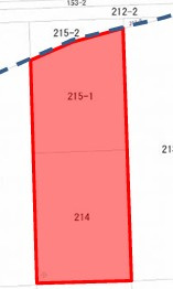 伊勢崎市赤堀鹿島町（国道50号沿予定地）土地の土地図