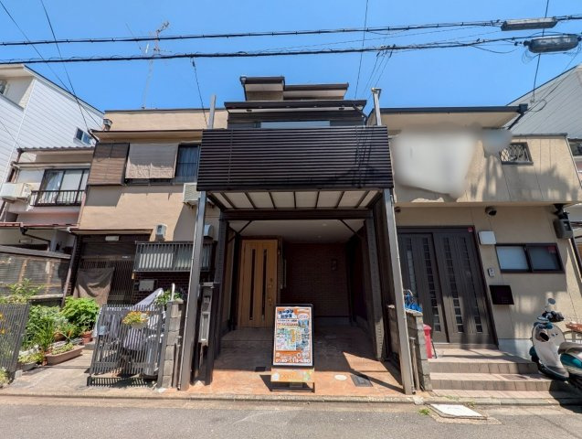 西京極中沢町の前面道路含む現地写真