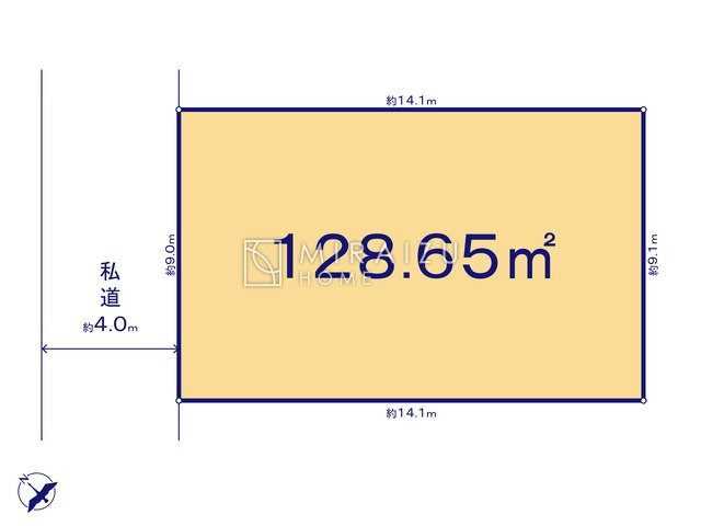 【土地図】 | 開放感のある、閑静な住宅街に位置しています。陽の光をたっぷりと浴びながら気持ち良く生活が出来ます。夢のマイホーム、夢ではなく実現出来ます！見学・ご相談等、お気軽にご連絡下さい。