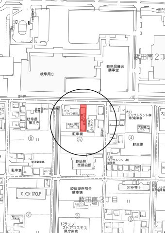 コスタ岐阜県庁前【4階】の地図