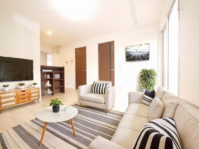 コーラル杉本の居間・リビング|Gで家具等を配置したもので家具等は含まれません