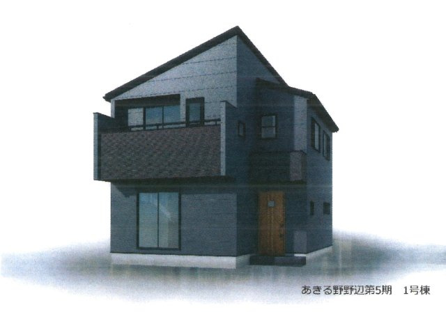 Livele Garden.S　あきる野野辺第5期　1号棟（全5棟）の外観パース