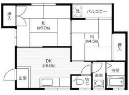 シンプルライフ田寺の間取り