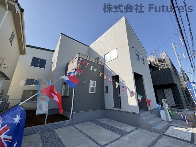 三郷市早稲田7丁目　新築戸建　全1棟の外観|閑静な住宅街に佇む1棟！長期優良住宅認定物件