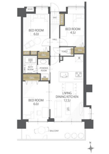 【間取り】レーベンハイム東伏見Ⅰ 