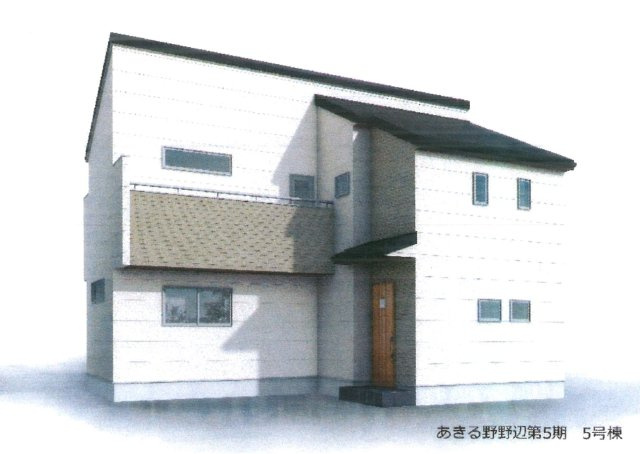 Livele Garden.S　あきる野野辺第5期　5号棟（全5棟）の外観パース