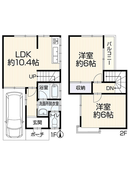 【間取り】 | 静岡市葵区平和1丁目 中古戸建て | 効率的かつ暮らしのことをしっかり考えた間取りです
