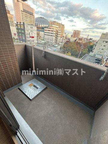 エステムコート難波WEST-SIDE大阪ドーム前のバルコニー