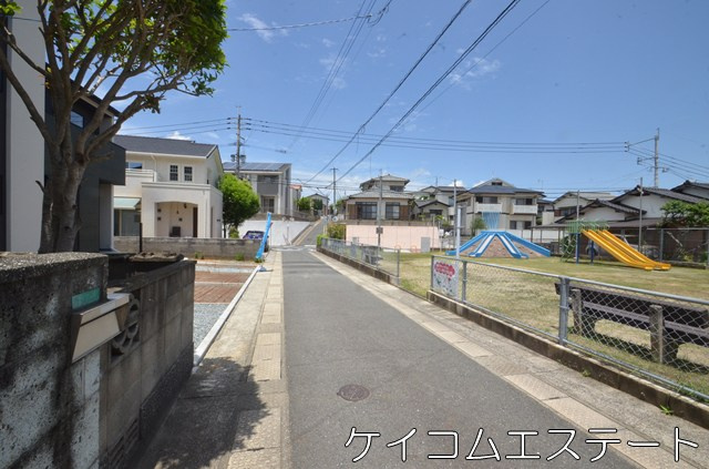 新築住宅　中間市通谷三丁目の前面道路含む現地写真|2025年6月17日撮影