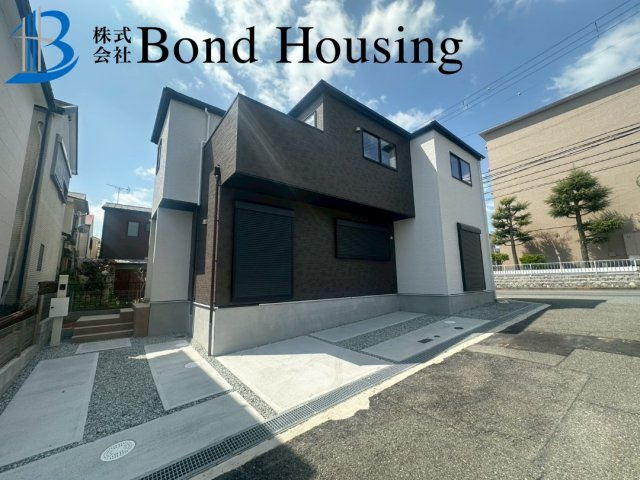 神戸市垂水区星が丘２丁目の新築一戸建の前面道路含む現地写真