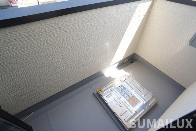 熊本市西区二本木４丁目のアパートのバルコニー