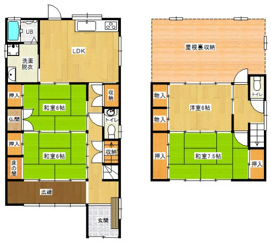 岐阜市菊水町の間取り