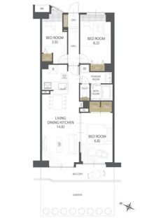 【間取り】エクセル北浦和 