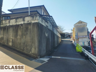 【前面道路含む現地写真】 | 宇治市宇治米阪　売土地　建築条件無し
