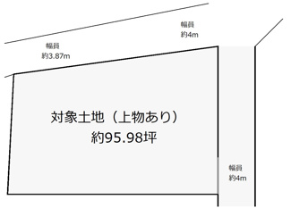 【土地図】 | 宇治市宇治米阪　売土地　建築条件無し