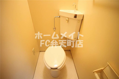 【トイレ】 | ハイネス磯路 | ゆったりとした空間のトイレです