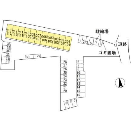 ティサージュKの区画図