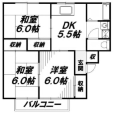 ロイヤル熊谷の間取り