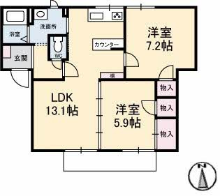 【間取り】 | フレグランス恩田