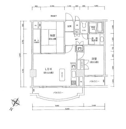 【間取り】 | ニューステージ川奈