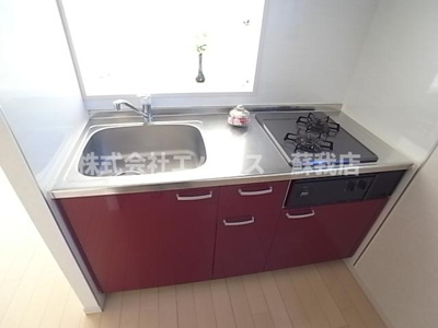 【キッチン】 | 栗林第7ビル | お料理しやすいキッチンです