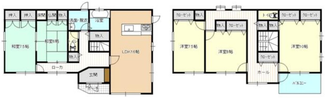 【間取り】 | 星陵台６丁目　中古戸建