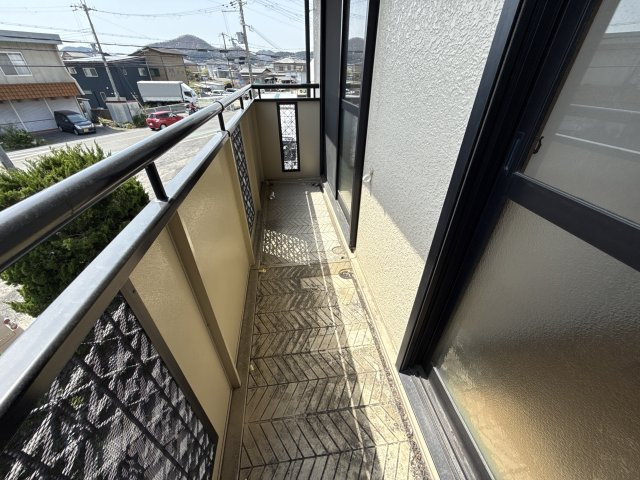 スカイハイツのバルコニー