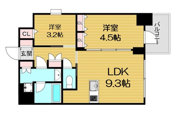 【間取り】 | S-RESIDENCE福島diverse