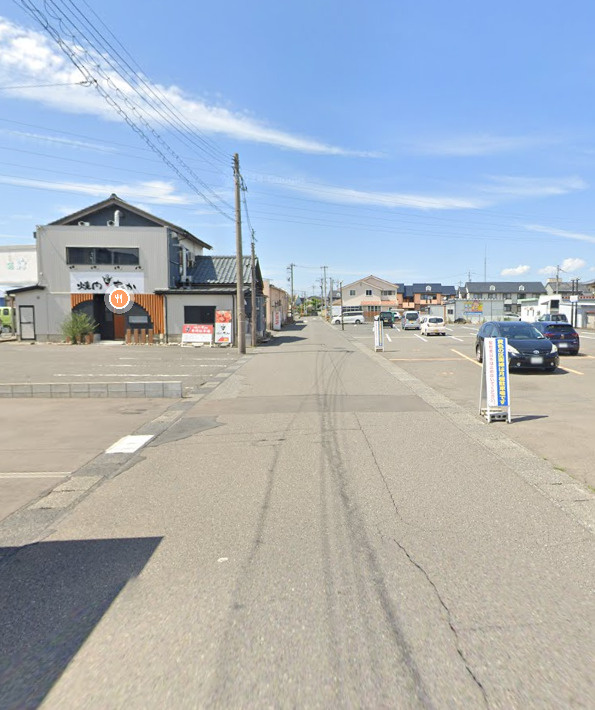 福井市福1丁目　土地の前面道路含む現地写真