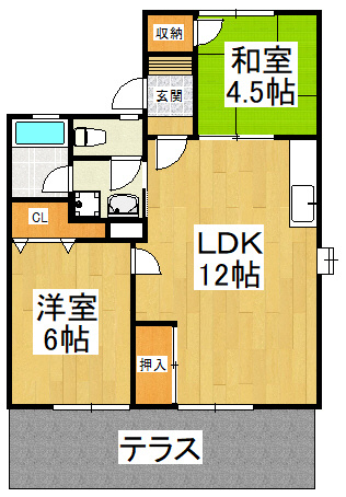 【間取り】 | エルハイツ金剛