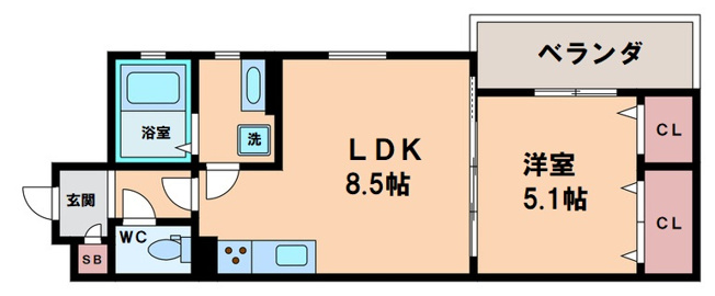 【間取り】 | クリエオーレ林寺