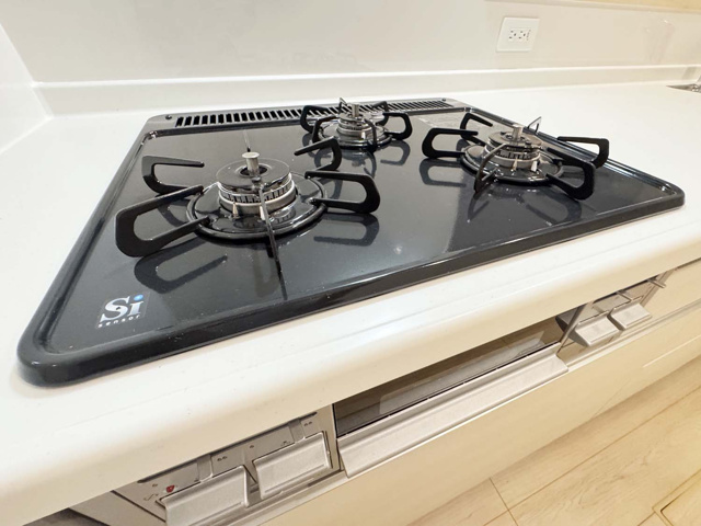 安全安心Siセンサー付ホーローガスコンロ
お手入れ楽々！