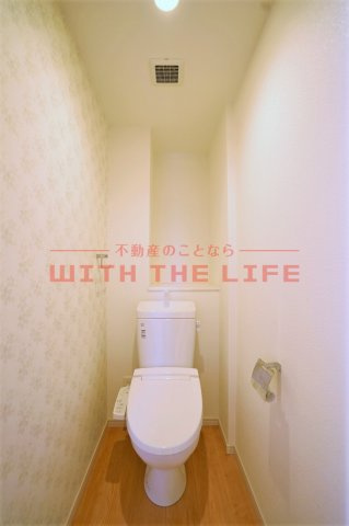 ルーチェ久留米駅前【10,000円キャッシュバック対象物件】のトイレ|コンパクトで使いやすいトイレです