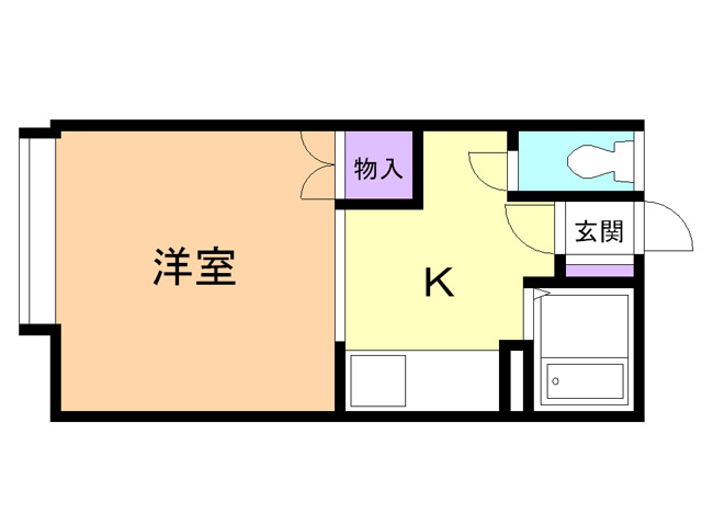 コスモスコーポの間取り